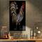 Designart - Vintage rooster - of Farmhouse Animals of Painting Print on Wrapped Canvas